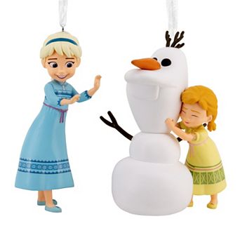 Hallmark Disney's Frozen Elsa & Anna Christmas Ornaments
