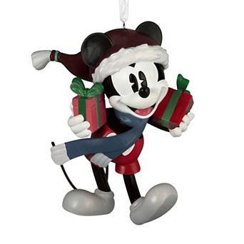 Hallmark Disney's Mickey Mouse with Gifts Resin Christmas Ornament