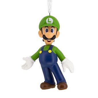 Hallmark Figural Nintendo Luigi Christmas Ornament