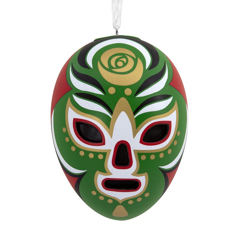 Hallmark Resin Figural Vida Luchador Mask Christmas Ornament