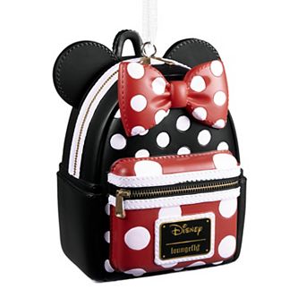 Hallmark Disney's Minnie Mouse Resin Figural Loungefly Christmas Ornament