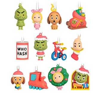 Hallmark Countdown Calendar 12 Days The Grinch Christmas Ornaments