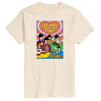 Big & Tall The Beatles All You Need Is Love Short Sleeve Graphic T-Shirt