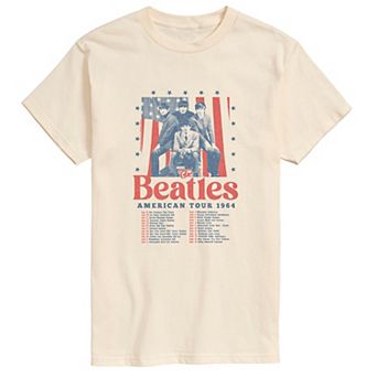 Big & Tall The Beatles American Tour 1964 Short Sleeve Graphic T-Shirt