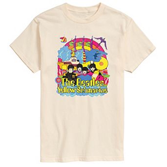 Big & Tall The Beatles Vintage Distressed Short Sleeve Graphic T-Shirt
