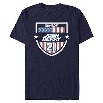 Men's NASCAR Josh Berry Americana Crest Graphic Tee