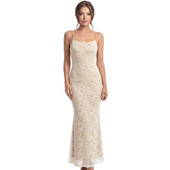 Jess by Meiko Women's Darling Lace Maxi Dress