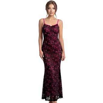 Jess by Meiko Women's Darling Lace Maxi Dress