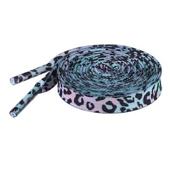 Women's 1 Pair Leopard Print Flat Shoelaces for Hiking Shoes 63"