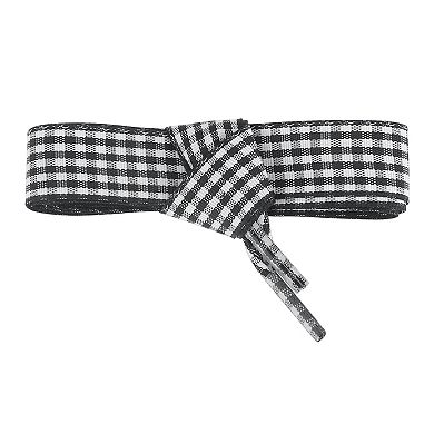 Women's 2 Pairs Flat Two-Tone Checkered 0.6" Wide Shoelaces for Sneakers 55.1"