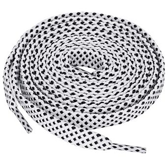 3 Pairs Double Layer Polka Dots Twill Flat Shoelaces for Sneakers 47.2"