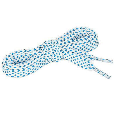 3 Pairs Double Layer Polka Dots Twill Flat Shoelaces for Sneakers 39.5"