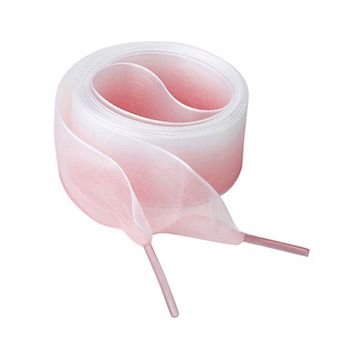 1 Pair Flat for Women Gradient Color Organza Shoelaces Strings 55"
