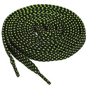3 Pairs Double Layer Polka Dots Twill Flat Shoelaces for Sneakers 55"