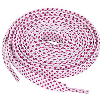 3 Pairs Double Layer Polka Dots Twill Flat Shoelaces for Sneakers 55"