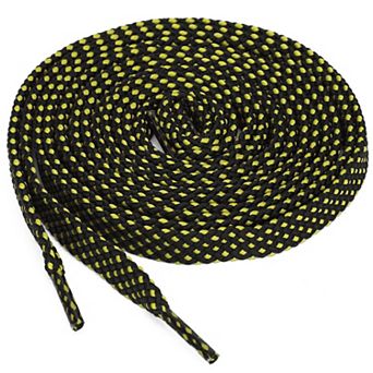 3 Pairs Double Layer Polka Dots Twill Flat Shoelaces for Sneakers 55"