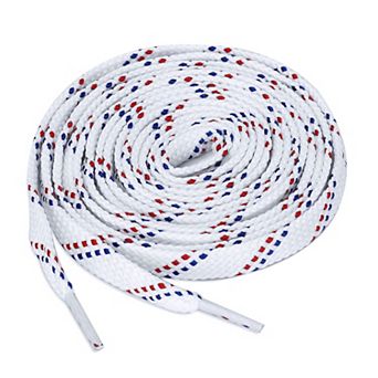 3 Pairs Double Color Twill Athletic Flat Shoelaces for All Types of Casual Sneakers 47.2"