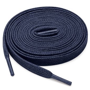 2 Pairs Waxed Cotton Leather Boots Casual Shoes Flat Shoelaces for Men Women 47.24"