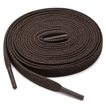 2 Pairs Waxed Cotton Leather Boots Casual Shoes Flat Shoelaces for Women 23.62"