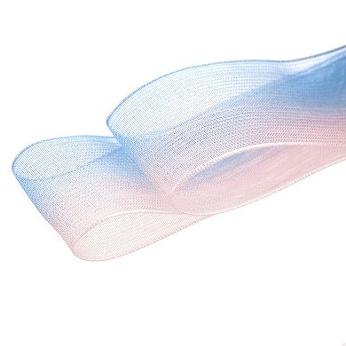 1 Pair Flat for Women Gradient Color Organza Shoelaces Strings 47"