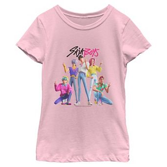 Girls 6-16 K-Pop Demon Hunters Saja Boys Idols Graphic Tee