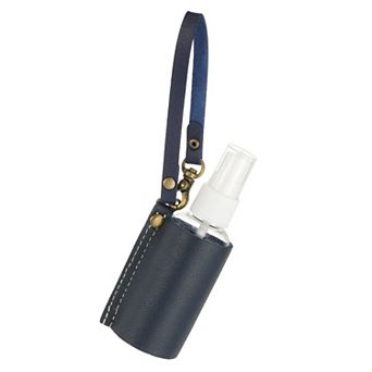 Travel Empty Spray Bottles with Leather Bag Holder, Refillable Bottle, Portable Hand Soap Containers