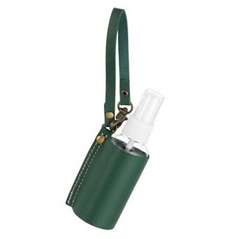 Travel Empty Spray Bottles with Leather Bag Holder, Refillable Bottle, Portable Hand Soap Containers