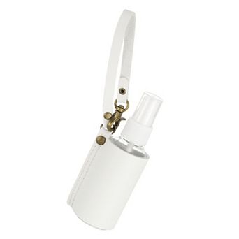 Travel Empty Spray Bottles with Leather Bag Holder, Refillable Bottle, Portable Hand Soap Containers
