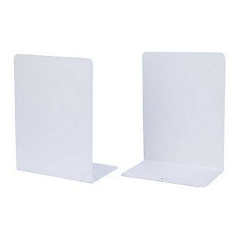 Metal Bookends L-Shaped Book Ends for Shelves Reinforced Iron Book Stopper 5"Lx3.2"Wx6.6"H