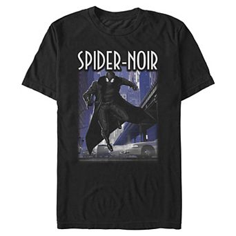 Men's Marvel Spider-Noir City Poster Graphic Tee