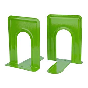 Metal Bookends Book Ends for Shelves Reinforced Iron Book Stopper for Heavy Books 5"Lx5.8"Wx6.7"H