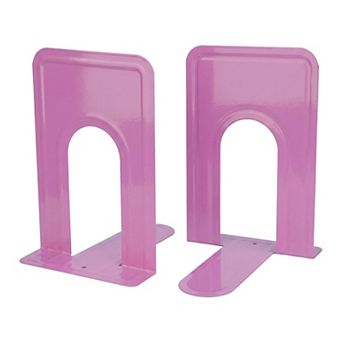 Metal Bookends Book Ends for Shelves Reinforced Iron Book Stopper for Heavy Books 5"Lx5.8"Wx6.7"H