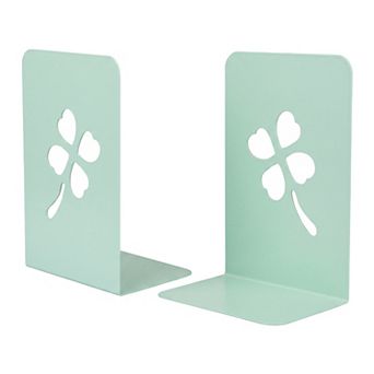 Decorative Metal Bookends for Shelves Tree Design Book Ends Non-Skid Book Stopper for Home
