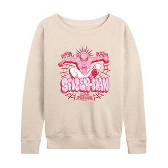 Women's Marvel Spider-Man Brand New Day Graffiti French Terry Long Sleeve Tee