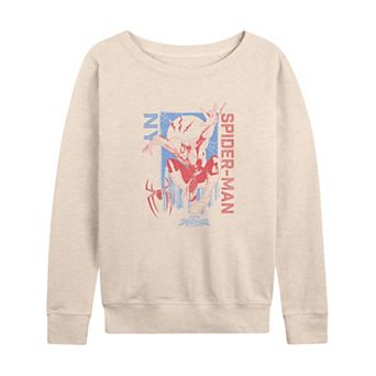 Women's Marvel Spider-Man Brand New Day Comic Cover French Terry Long Sleeve Tee