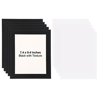 5 Packs Cardboard Picture Frame, Photo Wall Display Paper Frame with Clear Film for Artwork Display
