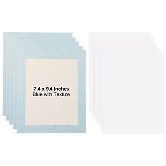 5 Packs Cardboard Picture Frame, Photo Wall Display Paper Frame with Clear Film for Artwork Display