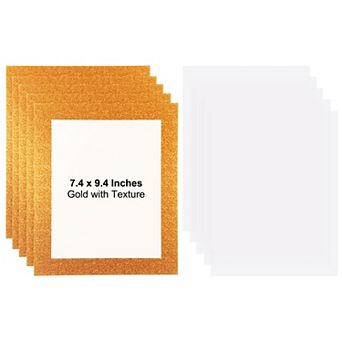 5 Packs Cardboard Picture Frame, Photo Wall Display Paper Frame with Clear Film for Artwork Display