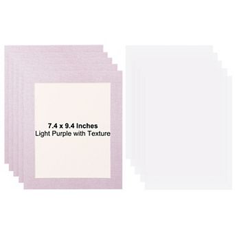 5 Packs Cardboard Picture Frame, Photo Wall Display Paper Frame with Clear Film for Artwork Display