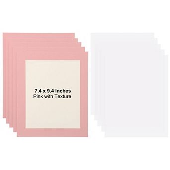 5 Packs Cardboard Picture Frame, Photo Wall Display Paper Frame with Clear Film for Artwork Display