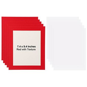 5 Packs Cardboard Picture Frame, Photo Wall Display Paper Frame with Clear Film for Artwork Display