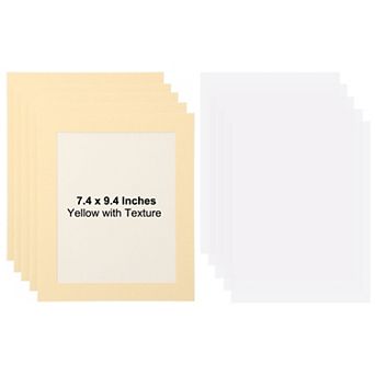 5 Packs Cardboard Picture Frame, Photo Wall Display Paper Frame with Clear Film for Artwork Display