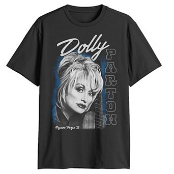 Men's Dolly Parton Guitar Portrait Graphic Tee