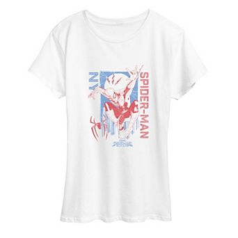 Women's Marvel Spider-Man Brand New Day Comic Cover Day Graphic Tee