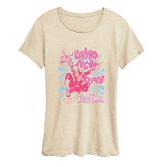 Women's Marvel Spider-Man Brand New Day Web Action Graphic Tee