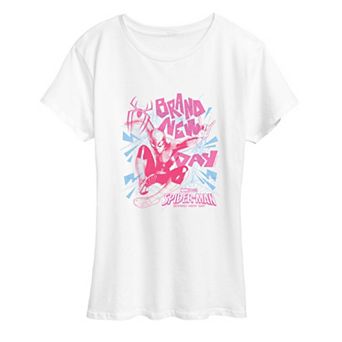 Women's Marvel Spider-Man Brand New Day Web Action Graphic Tee