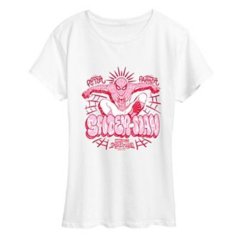 Women's Marvel Spider-Man Brand New Day Graffiti Graffiti Graphic Tee