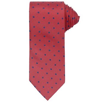 Men's Polka Dots Tie Self-Tied Necktie Woven Classic Width Satin Shiny Ties for Wedding Classic