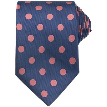 Men's Polka Dots Tie Self-Tied Necktie Woven Classic Width Satin Shiny Ties for Wedding Classic