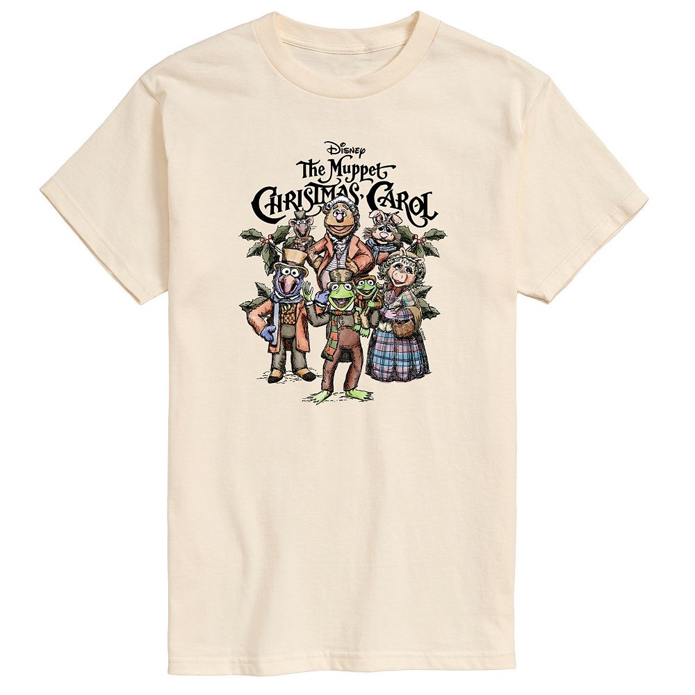 Big & Tall The Muppet Christmas Carol Collage Short Sleeve Graphic Tee